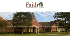 Desktop Screenshot of faithumc.org